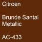 Preview: Citroen, Brunde Santal Metallic, AC-433.